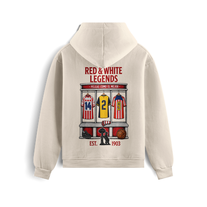 LODUM - RED & WHITE - SUDADERA