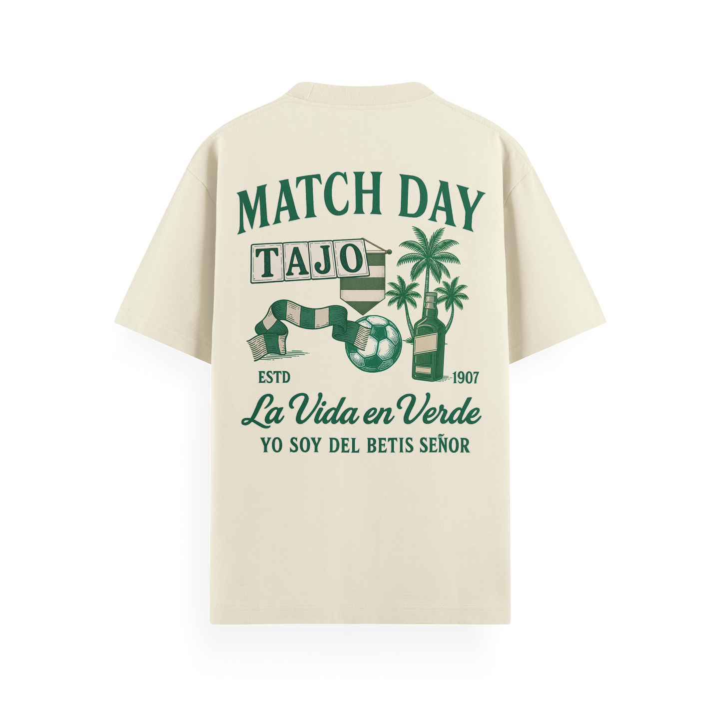 LODUM - MATCH DAY - LA VIDA EN VERDE - CAMISETA