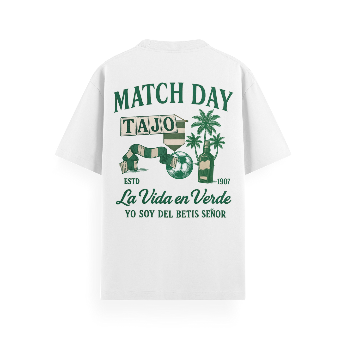 LODUM - MATCH DAY - LA VIDA EN VERDE - CAMISETA