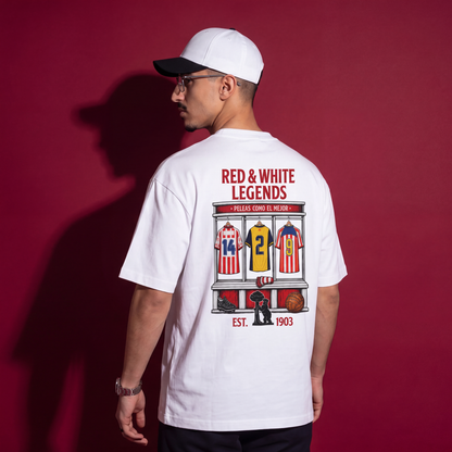 LODUM - RED & WHITE - CAMISETA