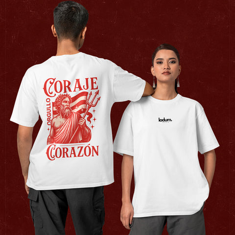 LODUM - ORGULLO CORAJE Y CORAZÓN - CAMISETA