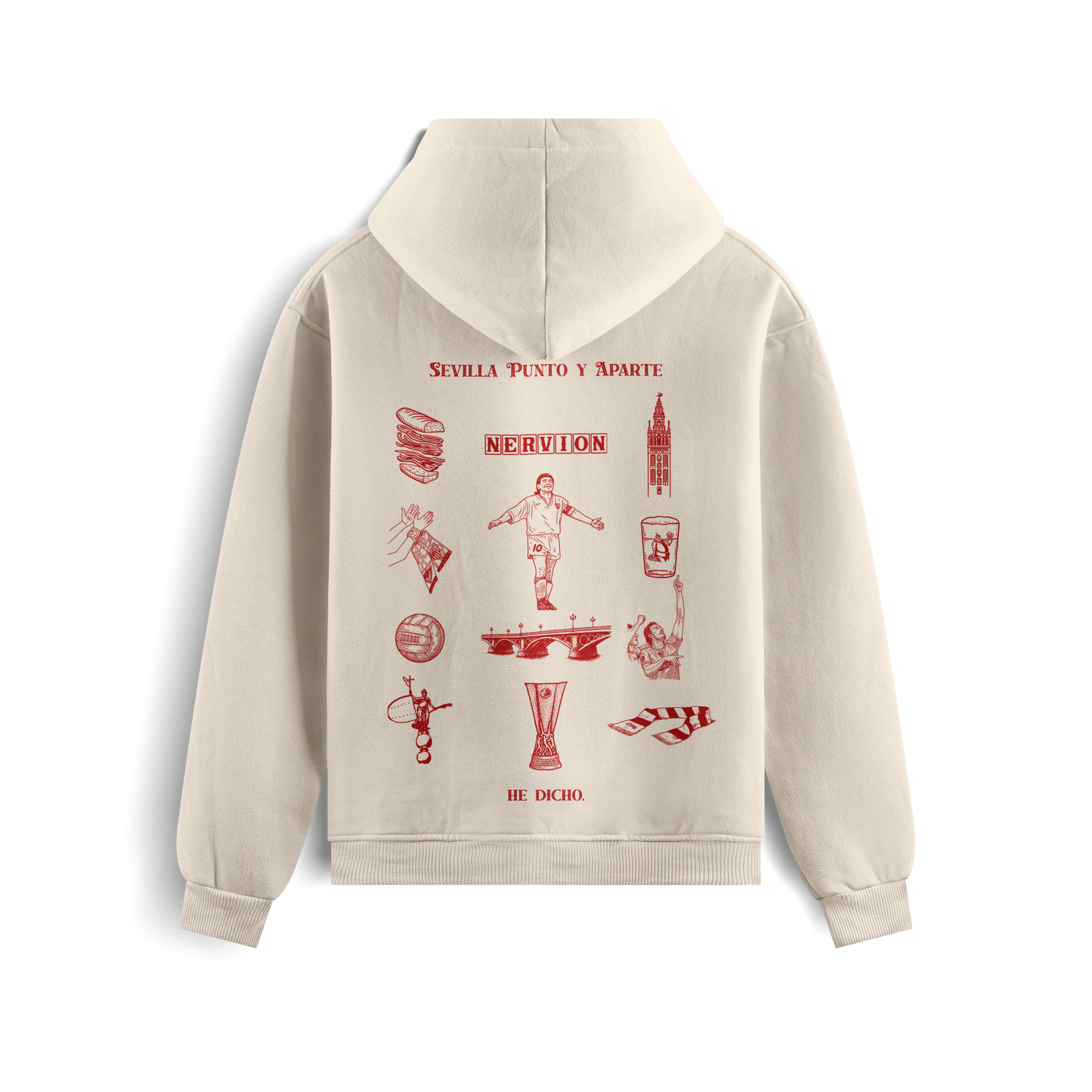 LODUM - SEVILLA PUNTO Y APARTE - SUDADERA